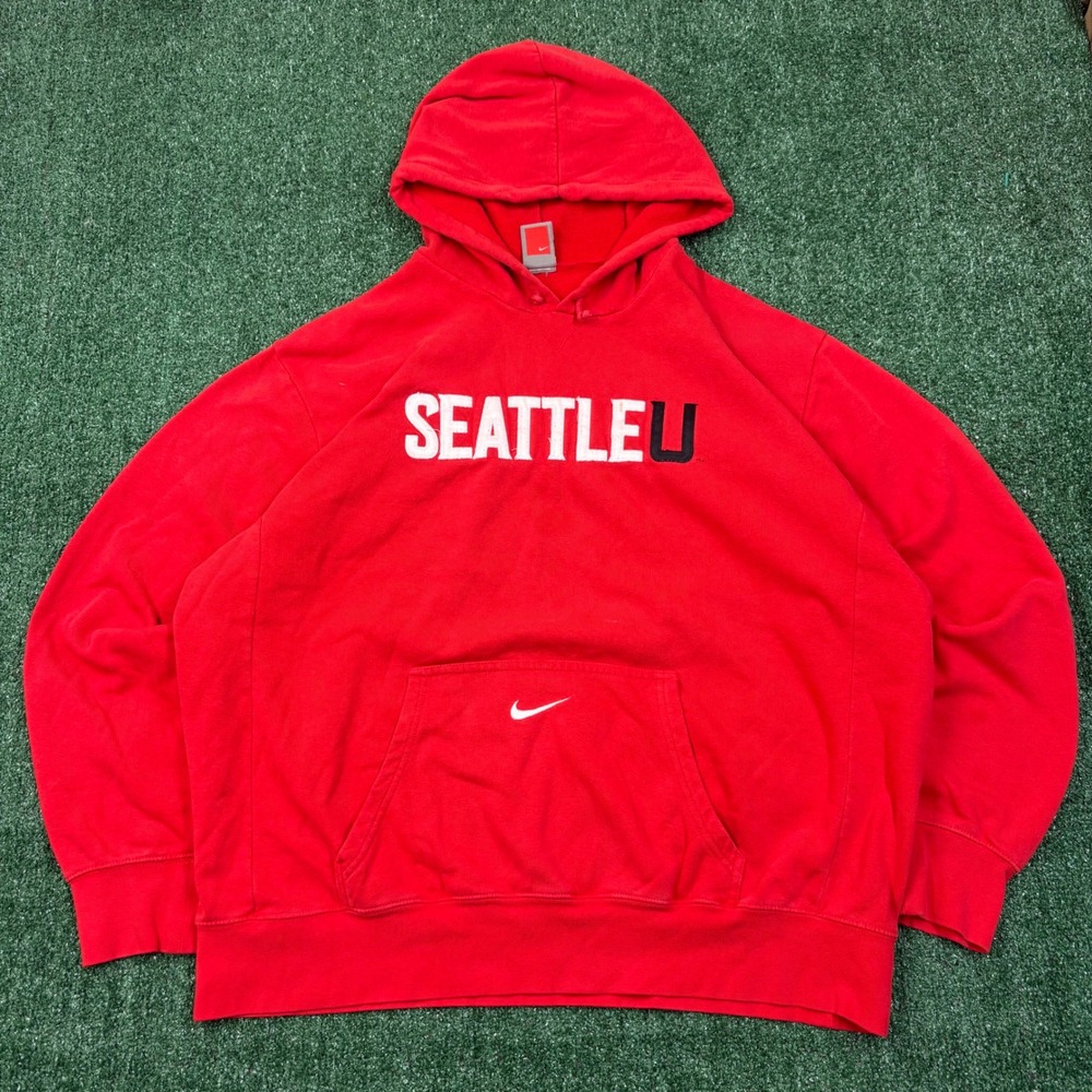 Vintage 2000's Nike Center Swoosh Seattle University Hoodie